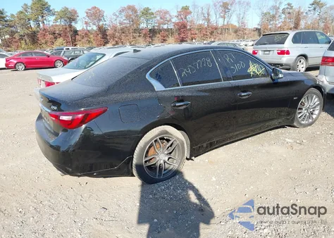 2018 Infiniti Q50 3.0T Luxe из США, поврежденный, VIN JN1EV7AR0JM610586